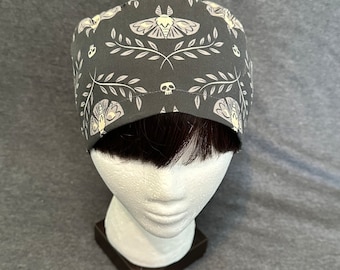 Spooky Moths & Skulls | Scrub Cap - Surgical Cap | Various Styles