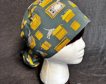 Box Cats | Custom Scrub Cap - Surgical Cap | Various Styles