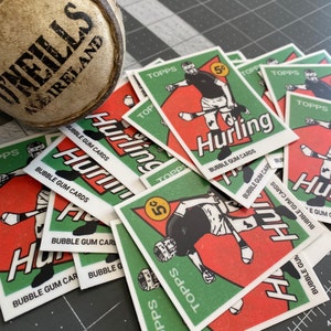 GAA Hurling Bubblegum Cards - Adesivo in vinile