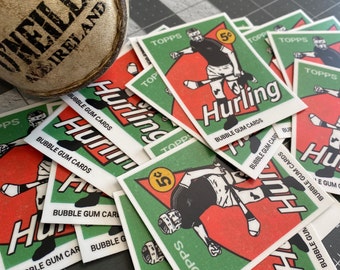 Tarjetas GAA Hurling Bubblegum - Pegatina de vinilo