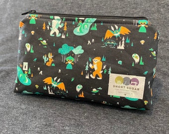 Makeup Case Toiletry Bag - Cryptid Cuties