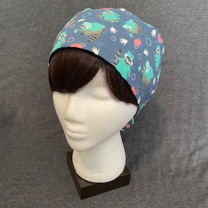 Raccoons in Scrubs - Blue | Scrub Cap - Surgical Cap | Various Styles