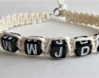 wwjd bracelet etsy
