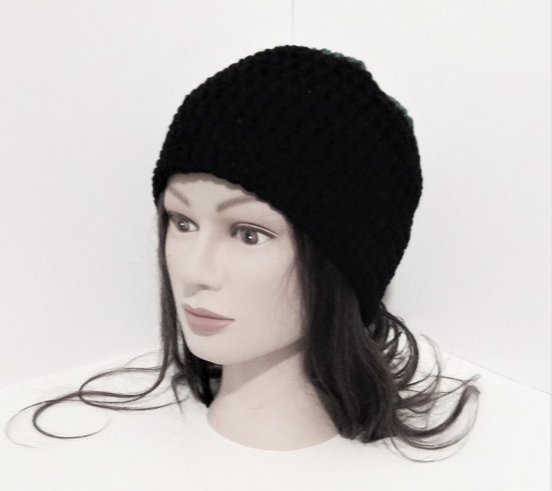 Crochet Skull Caps  Head Huggers Beanie hats Solid Color image 0
