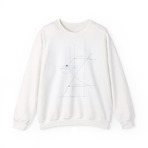 Minimalist Geometric Sweatshirt| Modern Abstract| Clean Line Art Sweater| Unisex streetwear| Premium Shirt| Modern Clothing| Style sweater