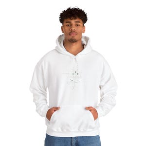 Minimalist Geometric Hoodie| Modern Abstract| Clean Line Art Sweater| Unisex streetwear| Premium Hoodie| Modern Clothing| Style sweater image 7