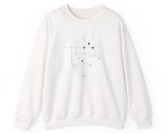 Minimalist Geometric Sweatshirt| Modern Abstract| Clean Line Art Sweater| Unisex streetwear| Premium Shirt| Modern Clothing| Style sweater