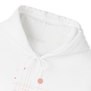 Minimalist Geometric Hoodie| Modern Abstract| Clean Line Art Sweater| Unisex streetwear| Premium Hoodie| Modern Clothing| Style sweater image 3
