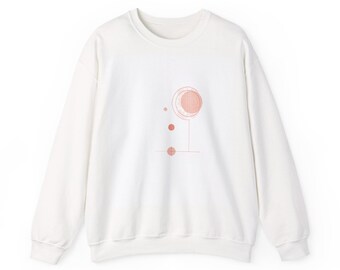 Minimalist Geometric Sweatshirt| Modern Abstract| Clean Line Art Sweater| Unisex streetwear| Premium Shirt| Modern Clothing| Style sweater
