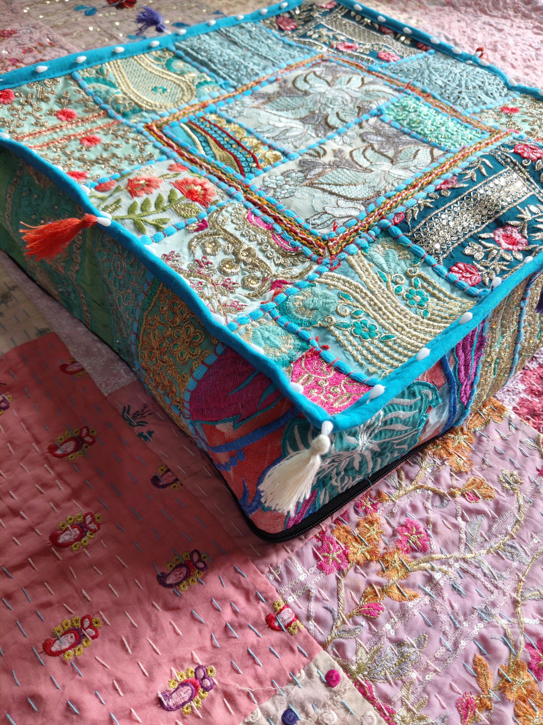 Vintage Square Floor Cushion - Etsy