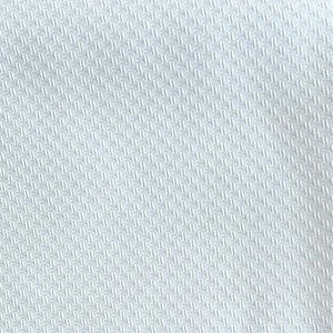 May include: White fabric with a textured, diagonal pattern. The fabric has a smooth, slightly shiny surface.