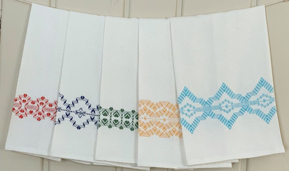 NEW Inspiration 6 Huck Towel Kit Etsy