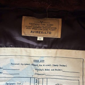 Vintage Avirex Top Gun G-1 flygjacka - M/L bild 4