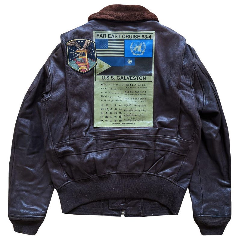 Vintage Avirex Top Gun G-1 flygjacka - M/L bild 2
