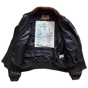 Vintage Avirex Top Gun G-1 flygjacka - M/L bild 8