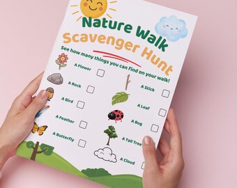 Neighborhood Scavenger Hunt Printable - Kids Outdoor Activity ...