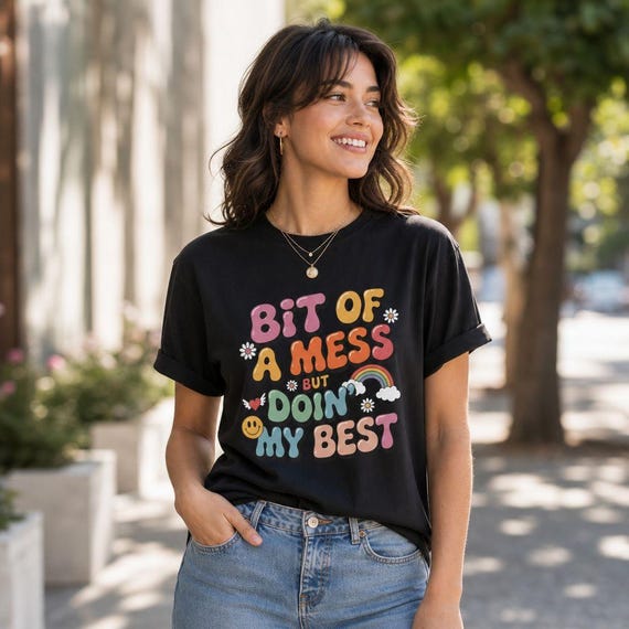 Funny Graphic Tee Mental Health Shirt Women Unisex Clothing Motivational Quote Saying Apparel Sarcastic Humor Text Message Cotton Top Plus