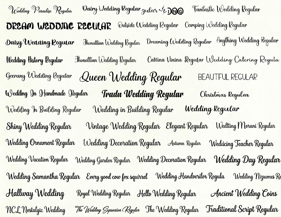 The Mega 150+ Calligraphy & Handwritten Font Bundle | Script, Wedding ...