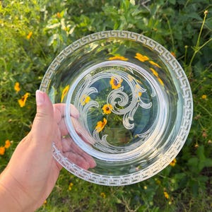 Versace Crystal Bowl Medusa - Etsy