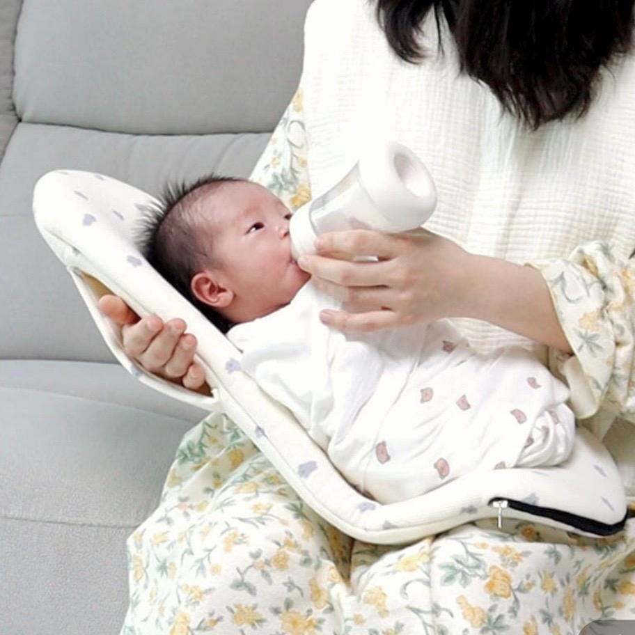 Baby Nursing Cushion Feeding Support Pillow Comfortable Nursing Seat, Lightweight, Portable, Washable Cover