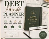 2026 Debt Payoff Planner | Debt Tracker, Budget, Snowball/Avalanche Methods (Digital Download)