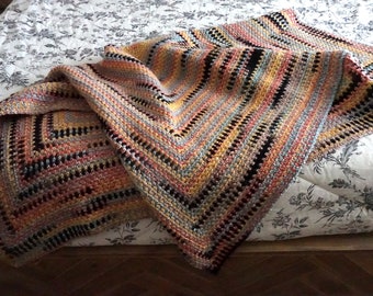 Kitschy Knit Crochet Blanket