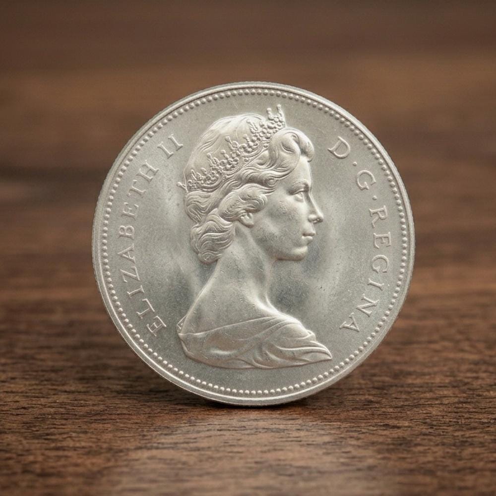 Canada one dollar silver - Etsy 日本