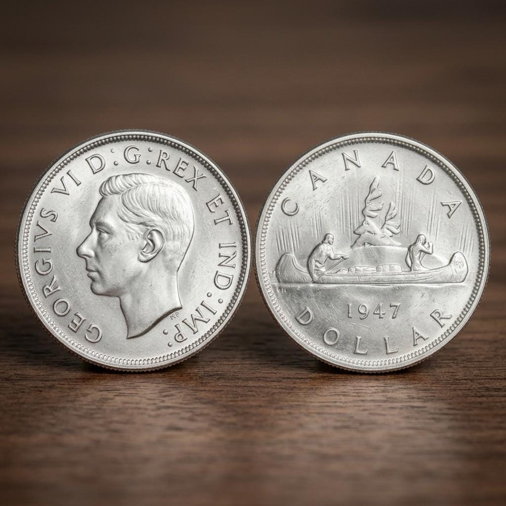 Canadian coins 1948 silver dollar - Etsy 日本