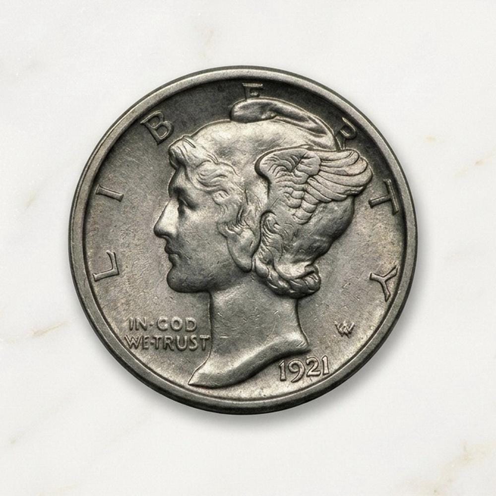 Mercury dime roll - Etsy 日本