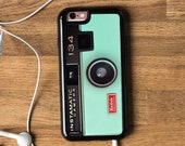 Camera iPhone Case Camera iPhone 6 Case Camera iPhone 5 Case Pastel iPhone 5S Case Silicone Camera iPhone 6S Case Mint Green iPhone 5C Case
