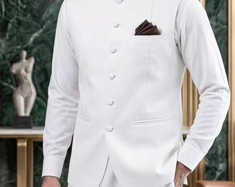 Mariage Nehru jaket, soirée formelle et décontractée