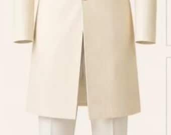 Sherwani crème et noir