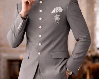 Costume homme noir Jodhpuri