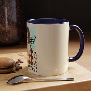 Coffee Angel Illustration Mug | Coffee Mug image 11