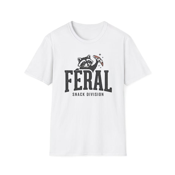 FERAL Raccoon Pizza Slice T-Shirt | Snack Division Shirt