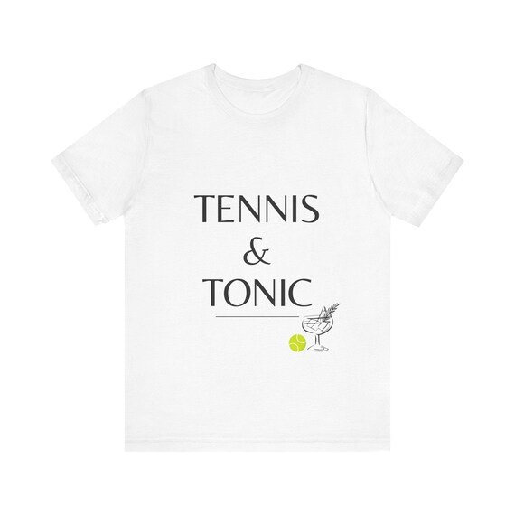 Tennis & Tonic T-Shirt | Tennis Ball Cocktail Graphic