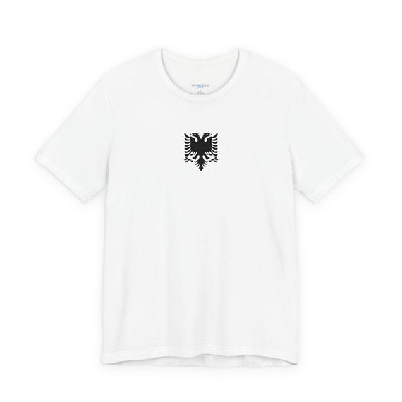 Double-Headed Eagle Chest Graphic T-Shirt | Albanian Shirt