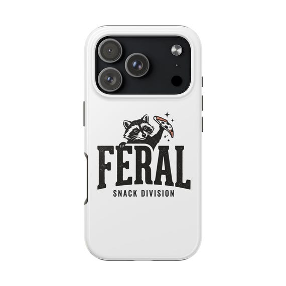 FERAL Snack Division Raccoon Phone Case | Tough Phone Cases
