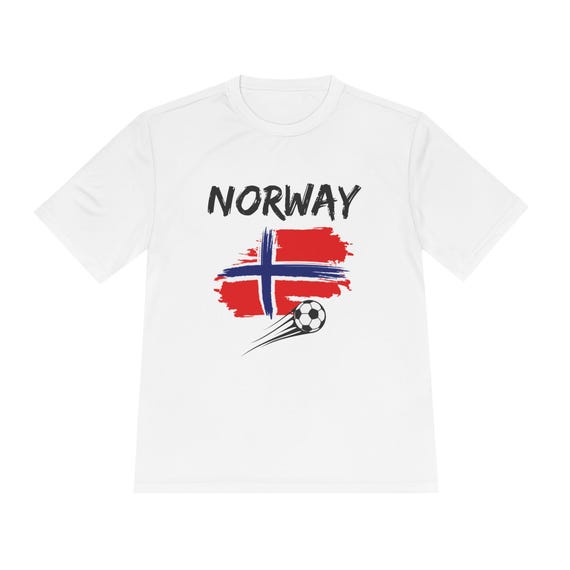 Norway Flag Soccer T-Shirt | Norwegian Shirt