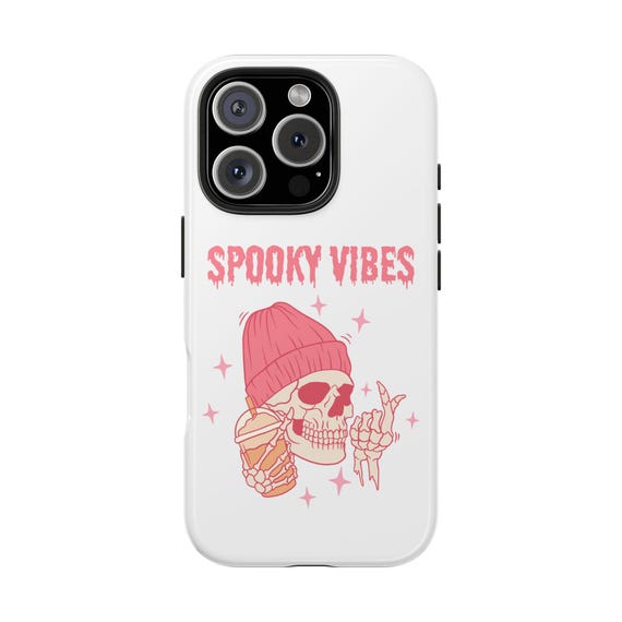 Spooky Vibes Skull Phone Case | Halloween