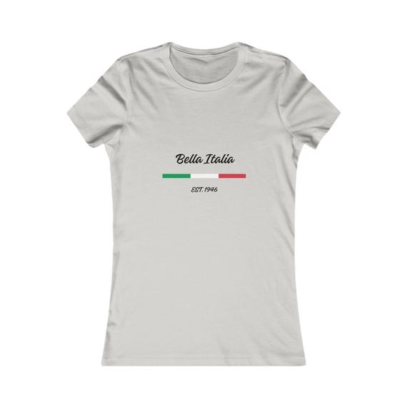 Bella Italia Est. 1946 T-Shirt | Italian Flag Shirt