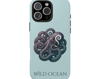 Octopus Illustration Tough Phone Case | Wild Ocean