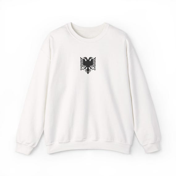 Albanian Double-Headed Eagle Sweatshirt | Albanian Crest Crewneck