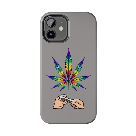 Rainbow Cannabis Phone Case | Tough Phone Case