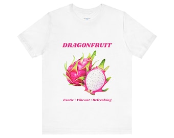 Dragonfruit Illustration T-Shirt | Tropical Fruit Graphic Shirt