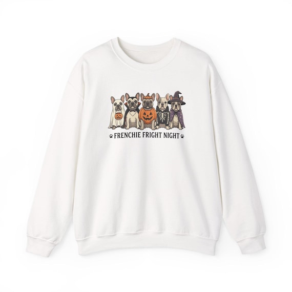 Frenchie Fright Night French Bulldog Halloween Sweatshirt