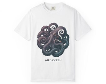Octopus Illustration T-shirt | Wild Ocean