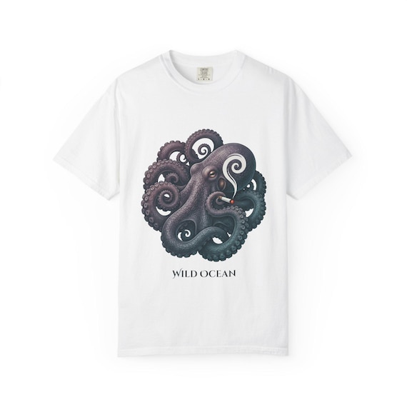 Octopus Illustration T-shirt | Wild Ocean