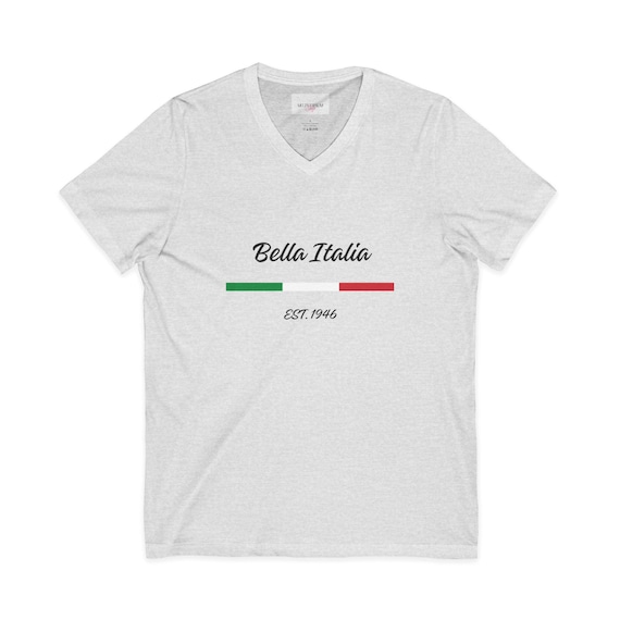 Bella Italia Script Design T-Shirt | Italian Flag EST. 1946