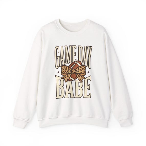 Game Day Babe Sweatshirt | Football x Bow Crewneck